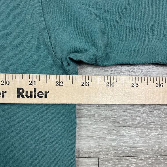 Vintage Shirt Mens Large Green San Francisco California 90s Single Stitch - Picture 8 of 10